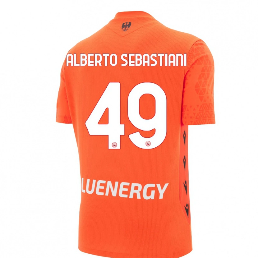 Danxen Dames José Alberto Sebastiani #49 Oranje Rood Zwart Keepersshirt 2025/26 T-Shirt België