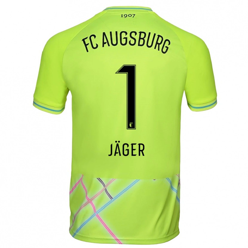 Danxen Dames Tobias Jäger #1 Groen Geel Zwart Keepersshirt 2025/26 T-Shirt België