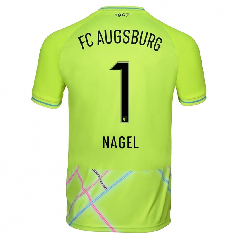 Danxen Dames Timo Nagel #1 Groen Geel Zwart Keepersshirt 2025/26 T-Shirt België