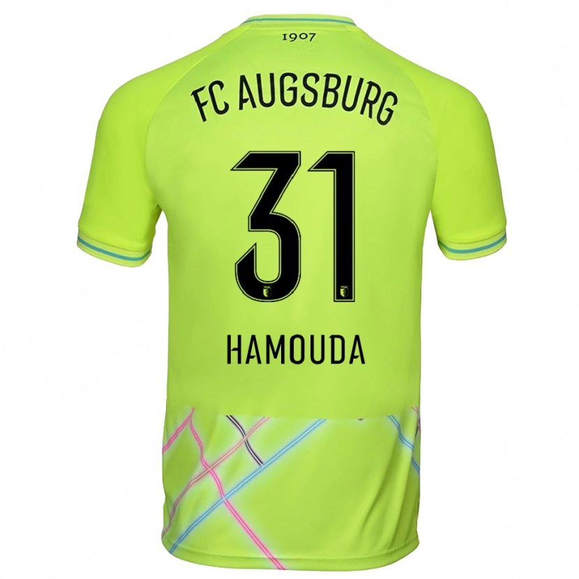 Danxen Dames Hania Hamouda #31 Groen Geel Zwart Keepersshirt 2025/26 T-Shirt België