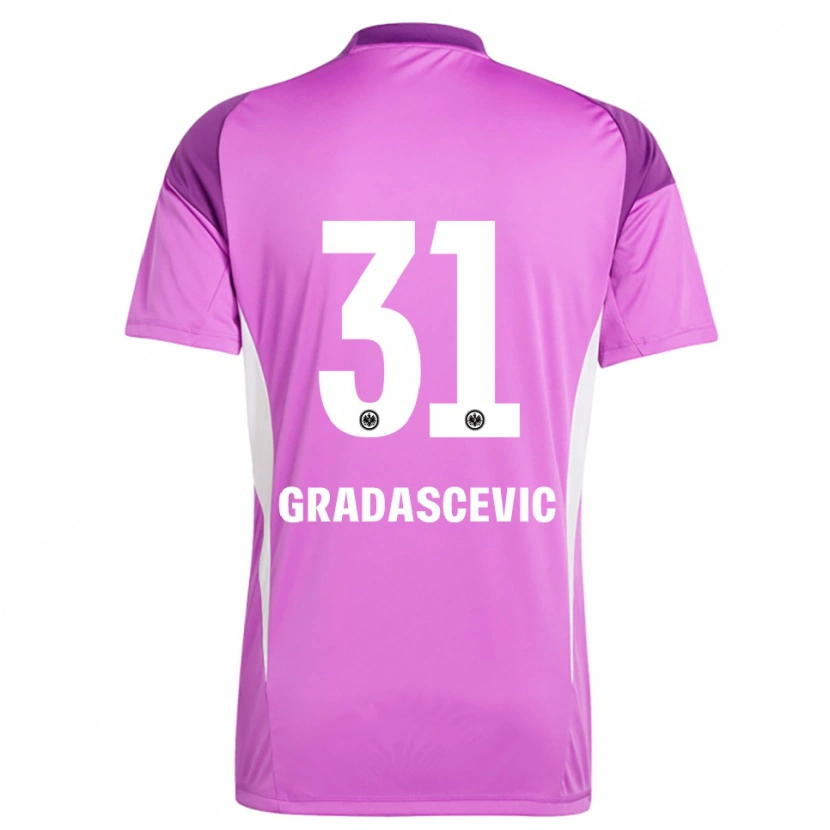 Danxen Dames Meris Gradascevic #31 Lila Wit Keepersshirt 2025/26 T-Shirt België