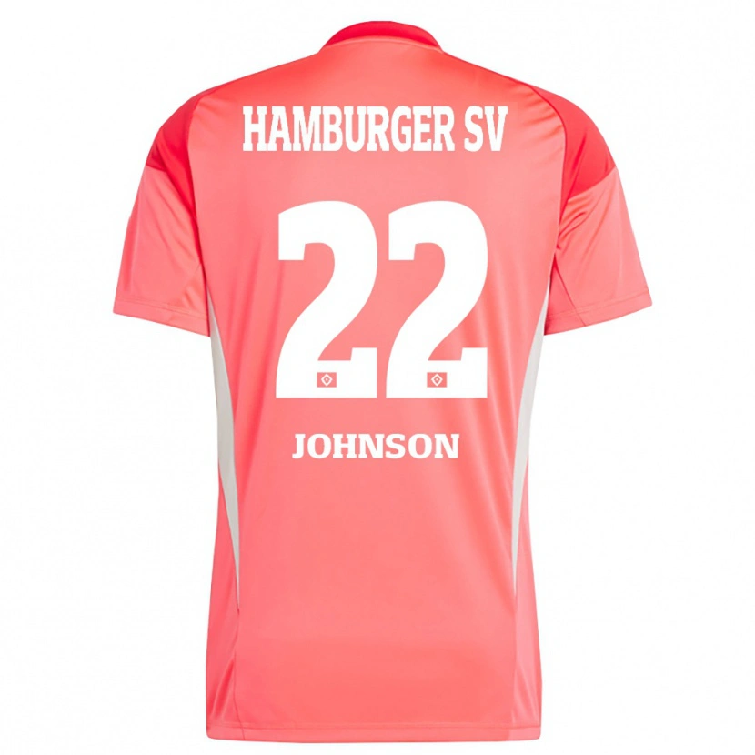 Danxen Dames Emmanuel Johnson #22 Rood Oranje Keepersshirt 2025/26 T-Shirt België