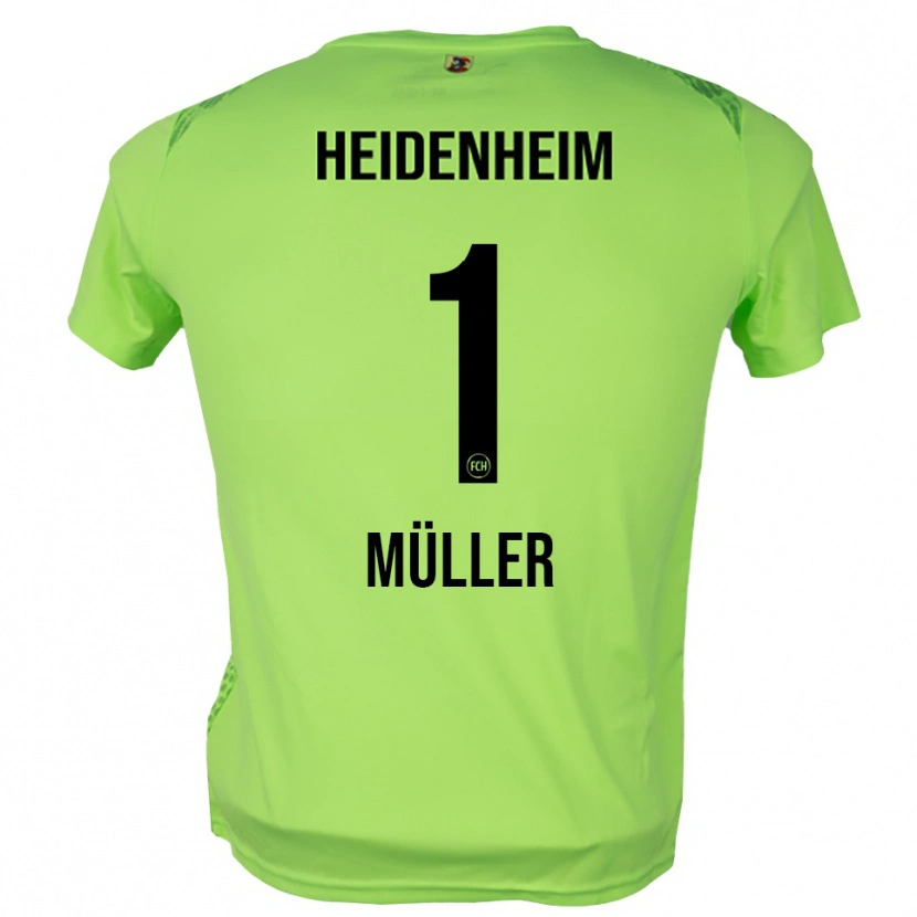 Danxen Dames Kevin Müller #1 Bleek Groen Keepersshirt 2025/26 T-Shirt België