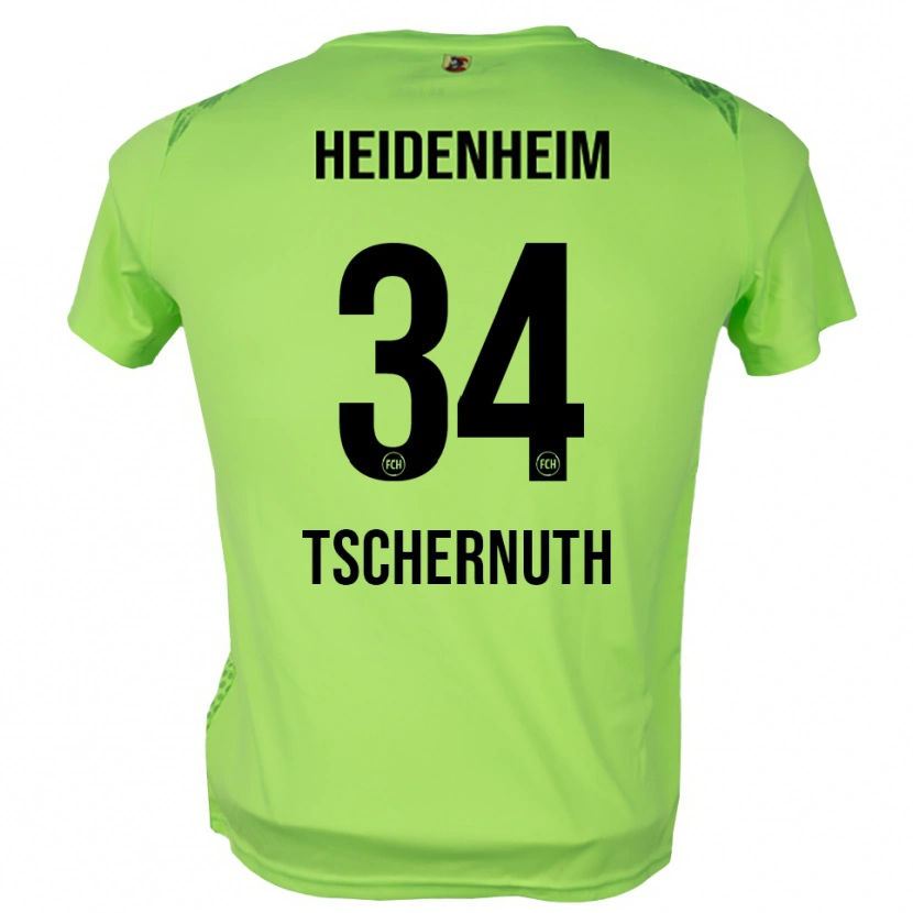 Danxen Dames Paul Tschernuth #34 Bleek Groen Keepersshirt 2025/26 T-Shirt België