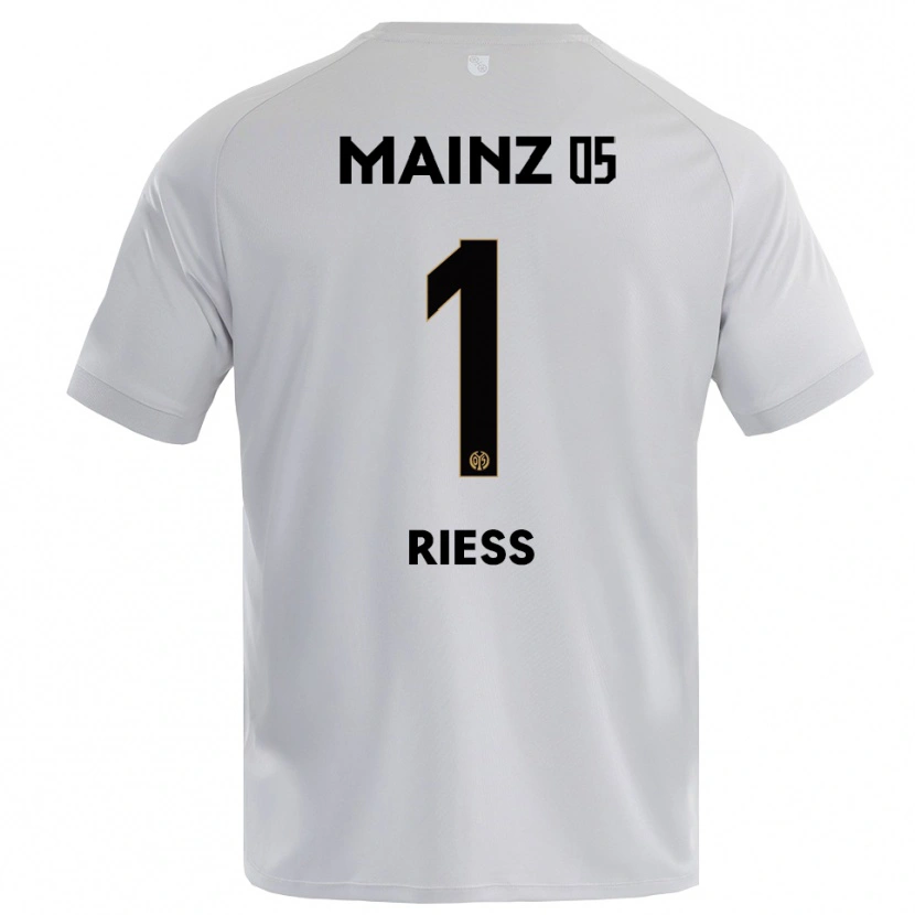 Danxen Dames Lasse Rieß #1 Lichtgrijs Blauw Keepersshirt 2025/26 T-Shirt België
