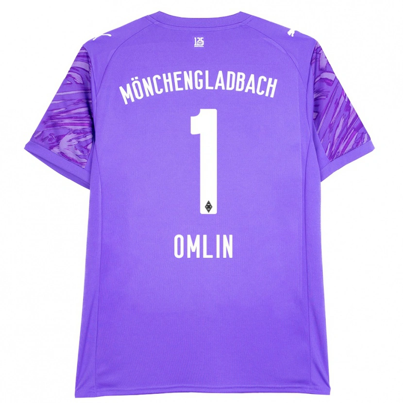 Danxen Dames Jonas Omlin #1 Lila Wit Keepersshirt 2025/26 T-Shirt België