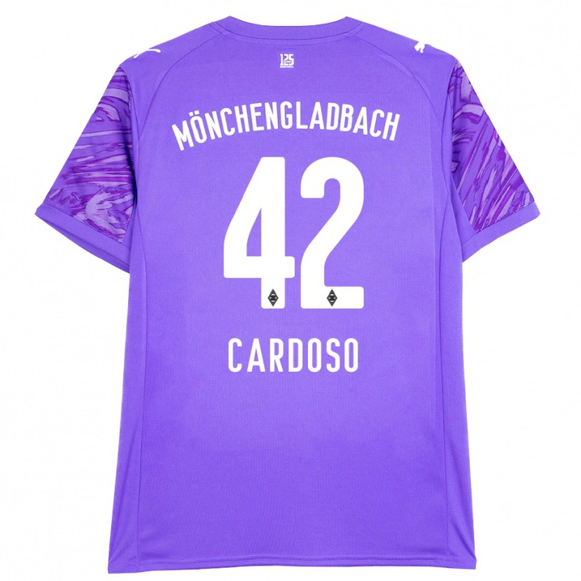 Danxen Dames Tiago Pereira Cardoso #42 Lila Wit Keepersshirt 2025/26 T-Shirt België