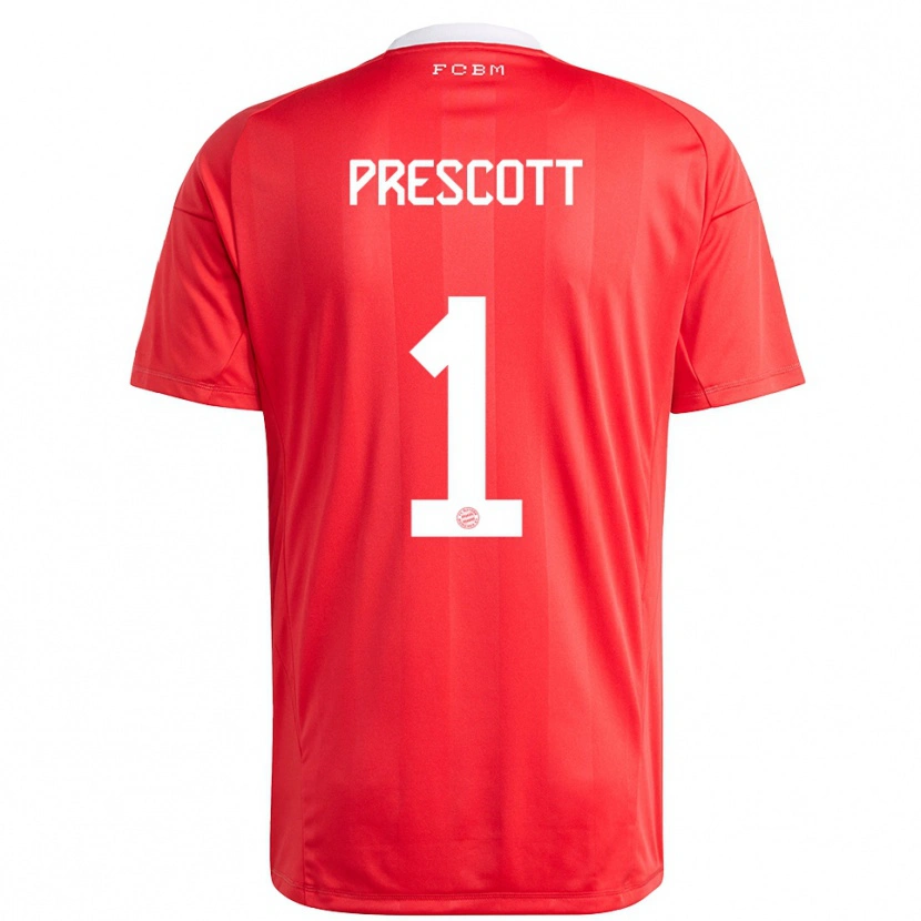 Danxen Dames Leonard Prescott #1 Rood Wit Keepersshirt 2025/26 T-Shirt België
