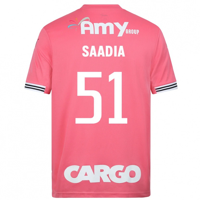Danxen Dames Shalev Saadia #51 Roze Wit Keepersshirt 2025/26 T-Shirt België