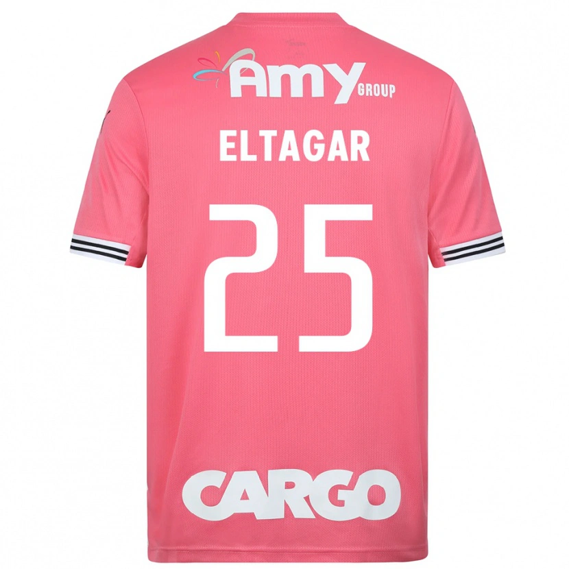 Danxen Dames Barak Eltagar #25 Roze Wit Keepersshirt 2025/26 T-Shirt België