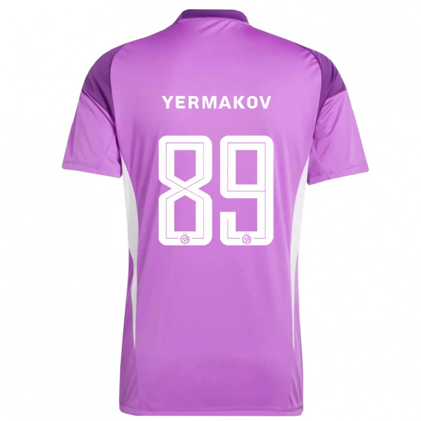 Danxen Dames Georgiy Yermakov #89 Lila Paars Keepersshirt 2025/26 T-Shirt België
