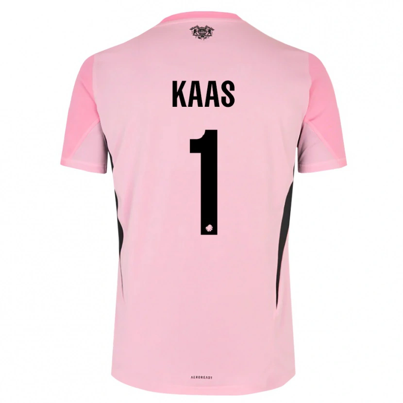 Danxen Dames Anna Kaas #1 Roze Zwart Keepersshirt 2025/26 T-Shirt België