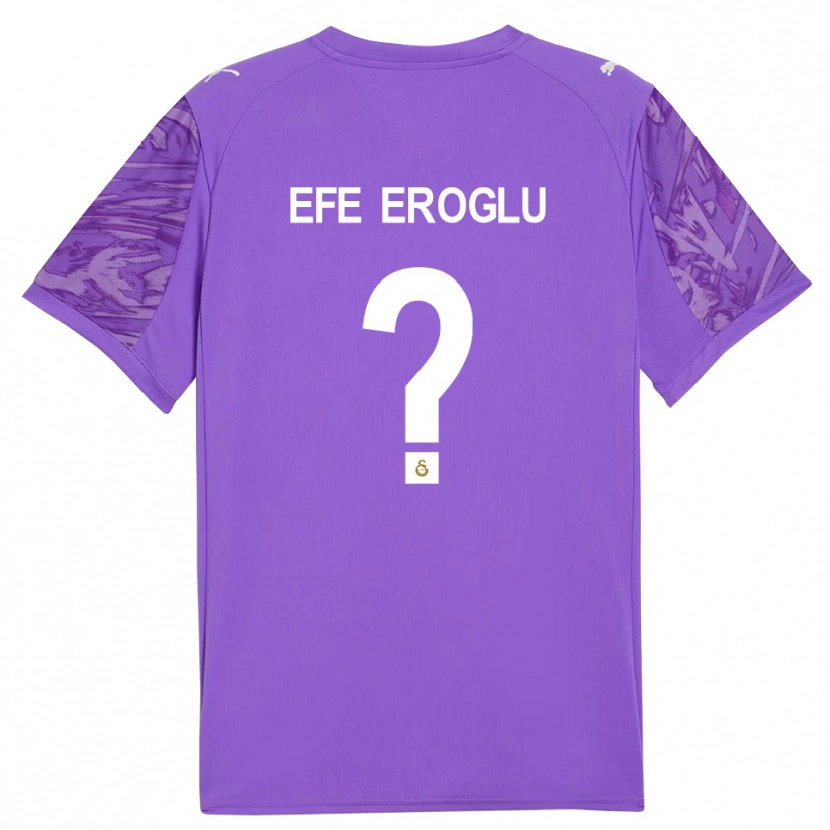 Danxen Dames Cem Efe Eroğlu #0 Paars Wit Keepersshirt 2025/26 T-Shirt België
