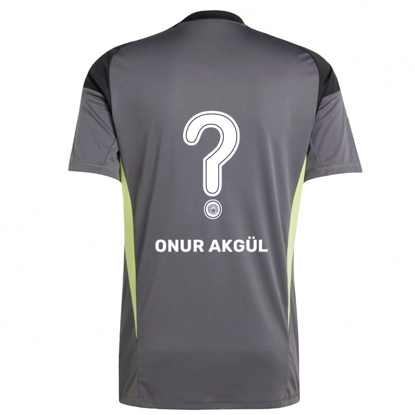 Danxen Dames Rüzgar Onur Akgül #0 Dim Grijs Zwart Keepersshirt 2025/26 T-Shirt België