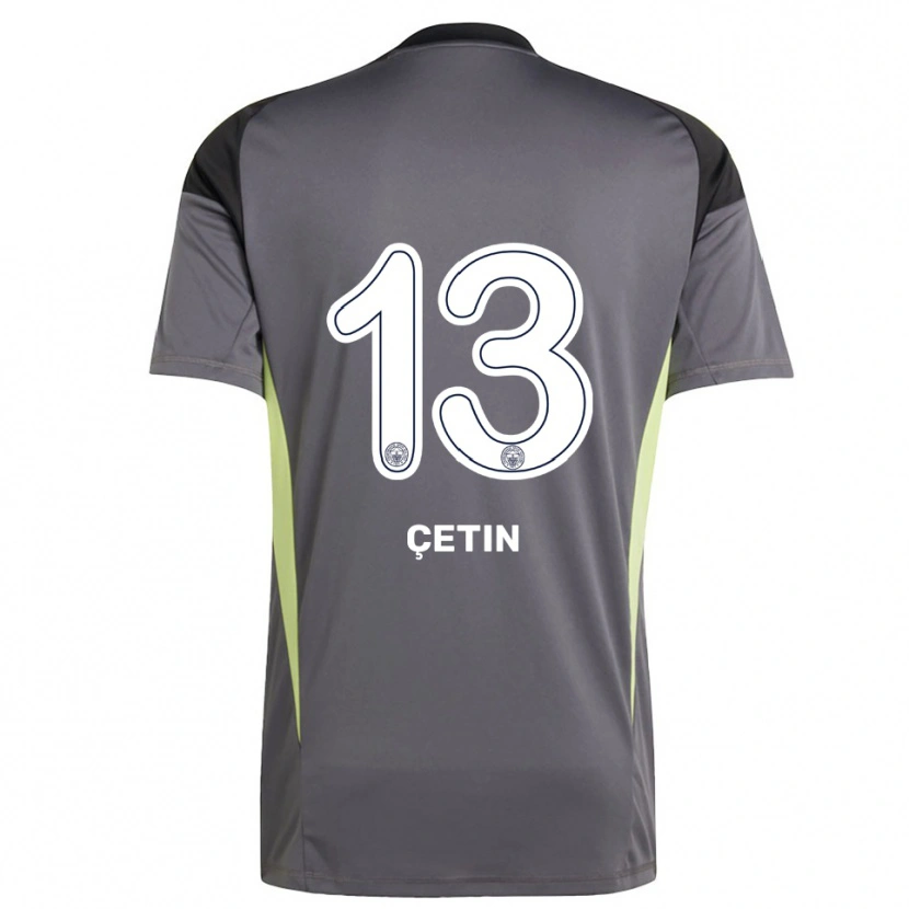 Danxen Dames Tarık Çetin #13 Dim Grijs Zwart Keepersshirt 2025/26 T-Shirt België