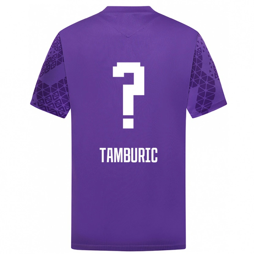 Danxen Dames Vukasin Tamburic #0 Indigo Wit Keepersshirt 2025/26 T-Shirt België