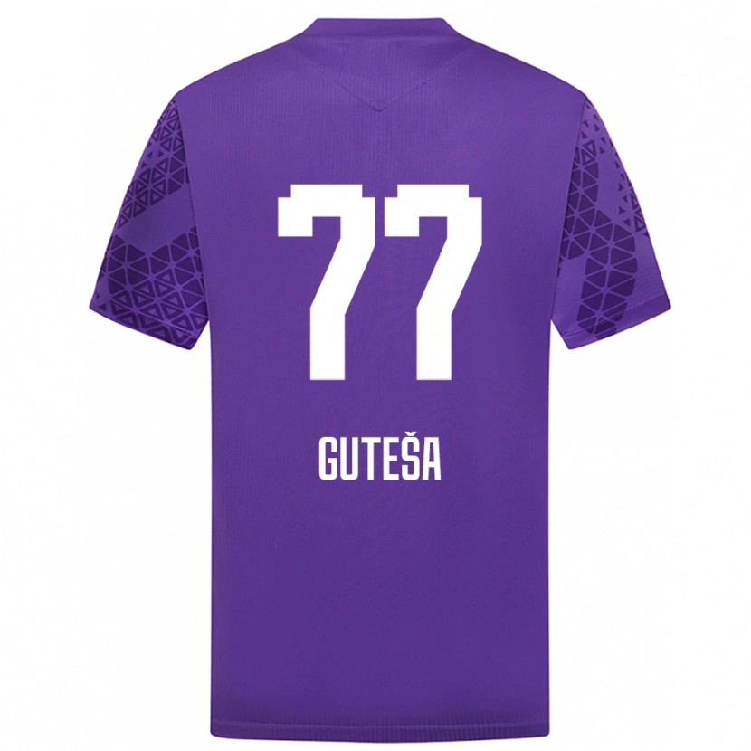 Danxen Dames Ivan Guteša #77 Indigo Wit Keepersshirt 2025/26 T-Shirt België