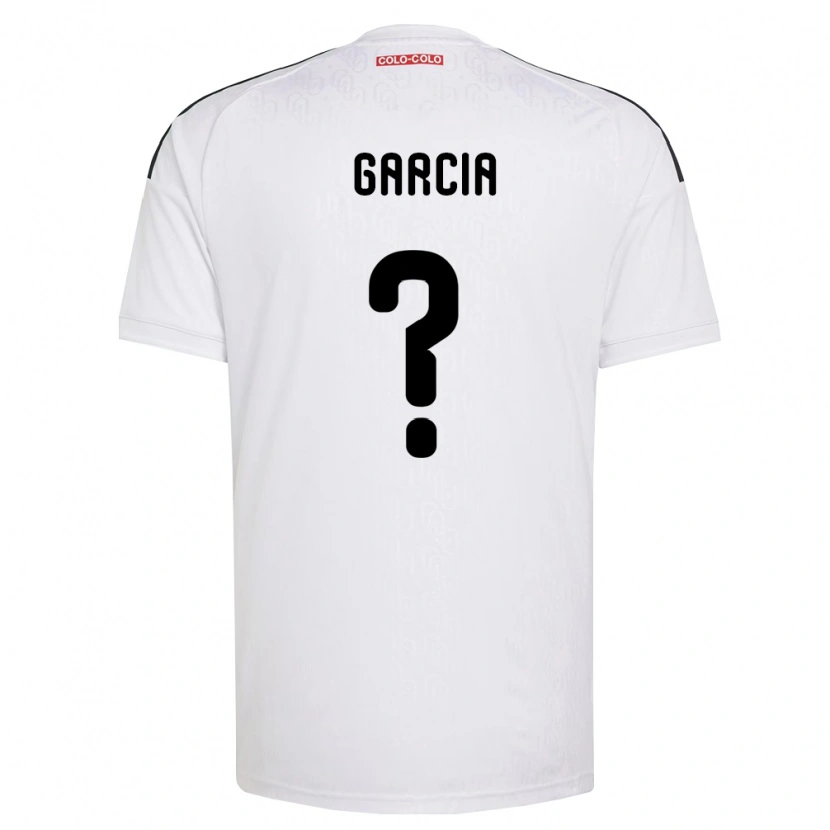 Danxen Kinderen Francisco García #0 Wit Zwart Thuisshirt Thuistenue 2026/27 T-Shirt België