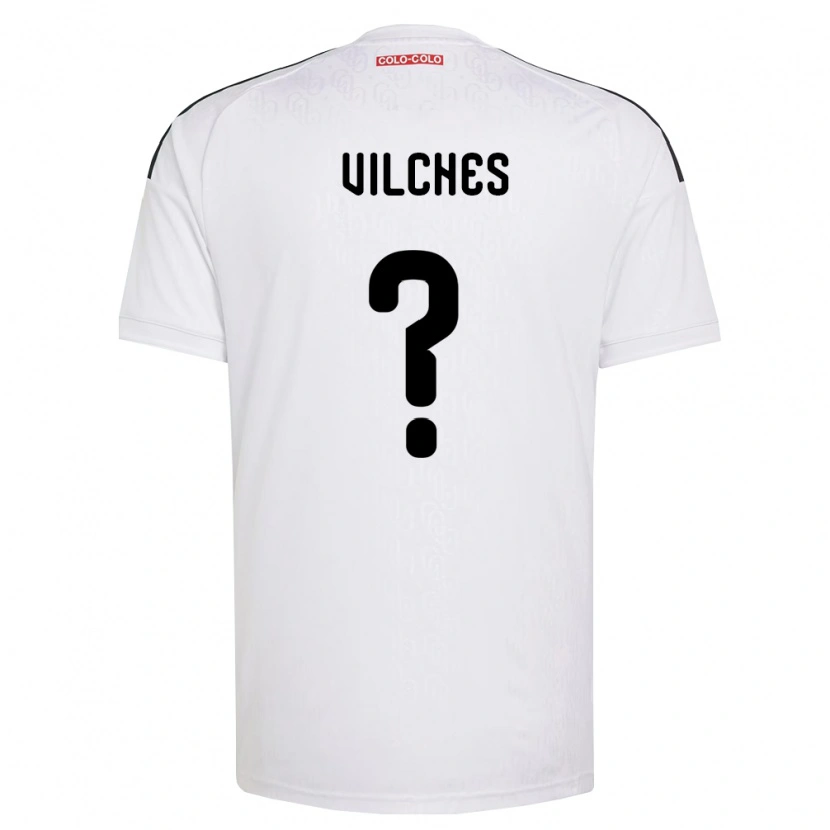 Danxen Kinderen Patricio Vilches #0 Wit Zwart Thuisshirt Thuistenue 2026/27 T-Shirt België