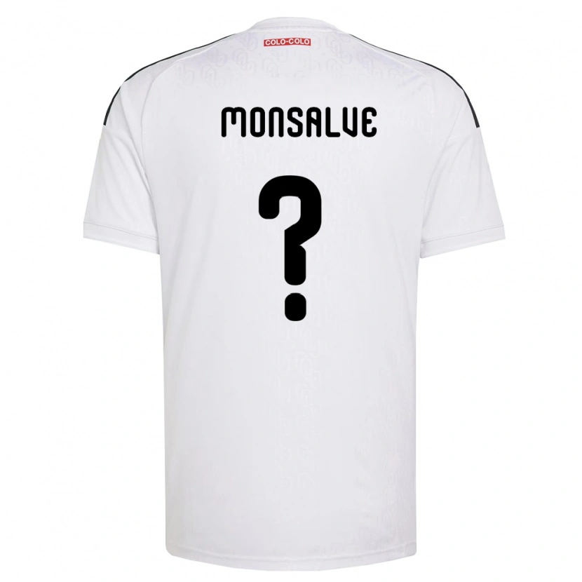 Danxen Kinderen Gaspar Monsalve #0 Wit Zwart Thuisshirt Thuistenue 2026/27 T-Shirt België
