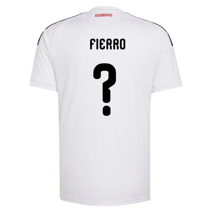 Danxen Kinderen Julio Fierro #0 Wit Zwart Thuisshirt Thuistenue 2026/27 T-Shirt België