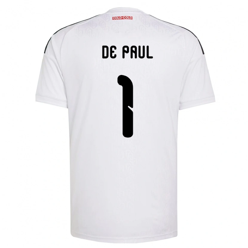 Danxen Kinderen Fernando De Paul #1 Wit Zwart Thuisshirt Thuistenue 2026/27 T-Shirt België