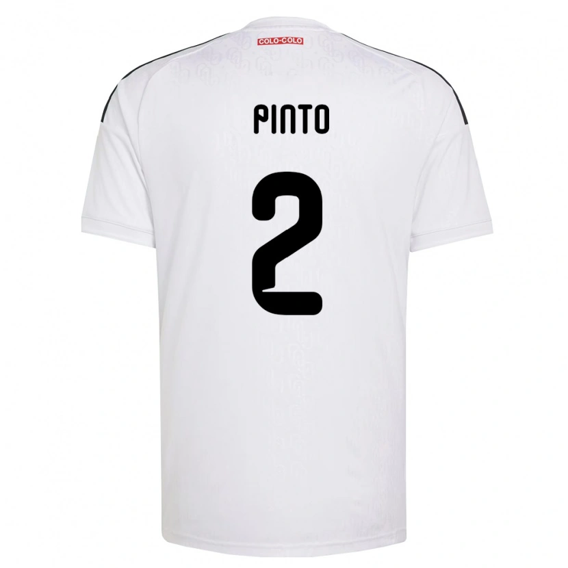 Danxen Kinderen Matías Pinto #2 Wit Zwart Thuisshirt Thuistenue 2026/27 T-Shirt België