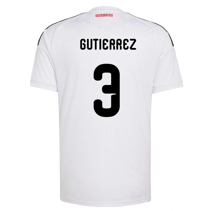 Danxen Kinderen Daniel Gutiérrez #3 Wit Zwart Thuisshirt Thuistenue 2026/27 T-Shirt België