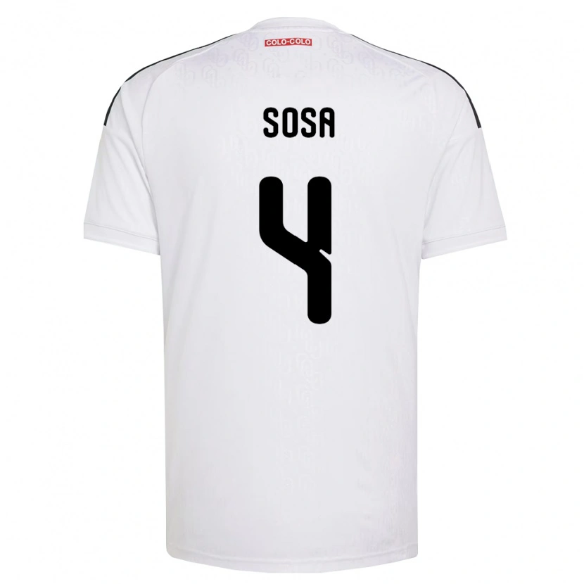 Danxen Kinderen Joaquín Sosa #4 Wit Zwart Thuisshirt Thuistenue 2026/27 T-Shirt België