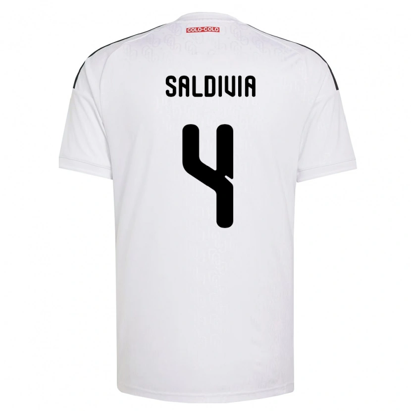 Danxen Kinderen Alan Saldivia #4 Wit Zwart Thuisshirt Thuistenue 2026/27 T-Shirt België