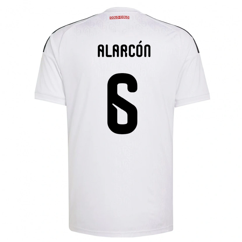 Danxen Kinderen Tomás Alarcón #6 Wit Zwart Thuisshirt Thuistenue 2026/27 T-Shirt België