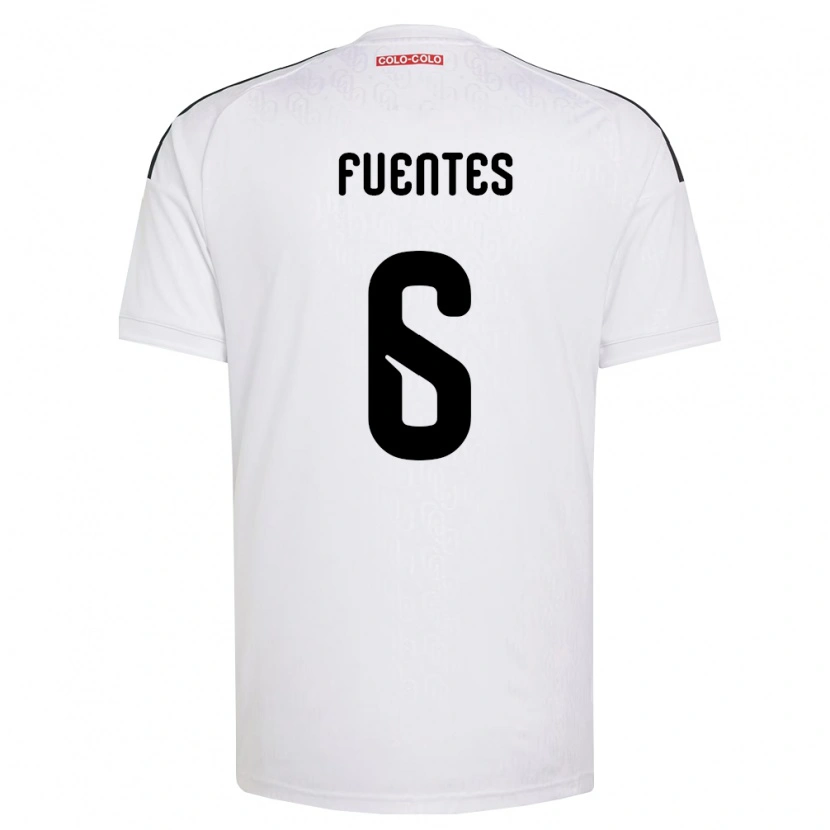 Danxen Kinderen César Fuentes #6 Wit Zwart Thuisshirt Thuistenue 2026/27 T-Shirt België
