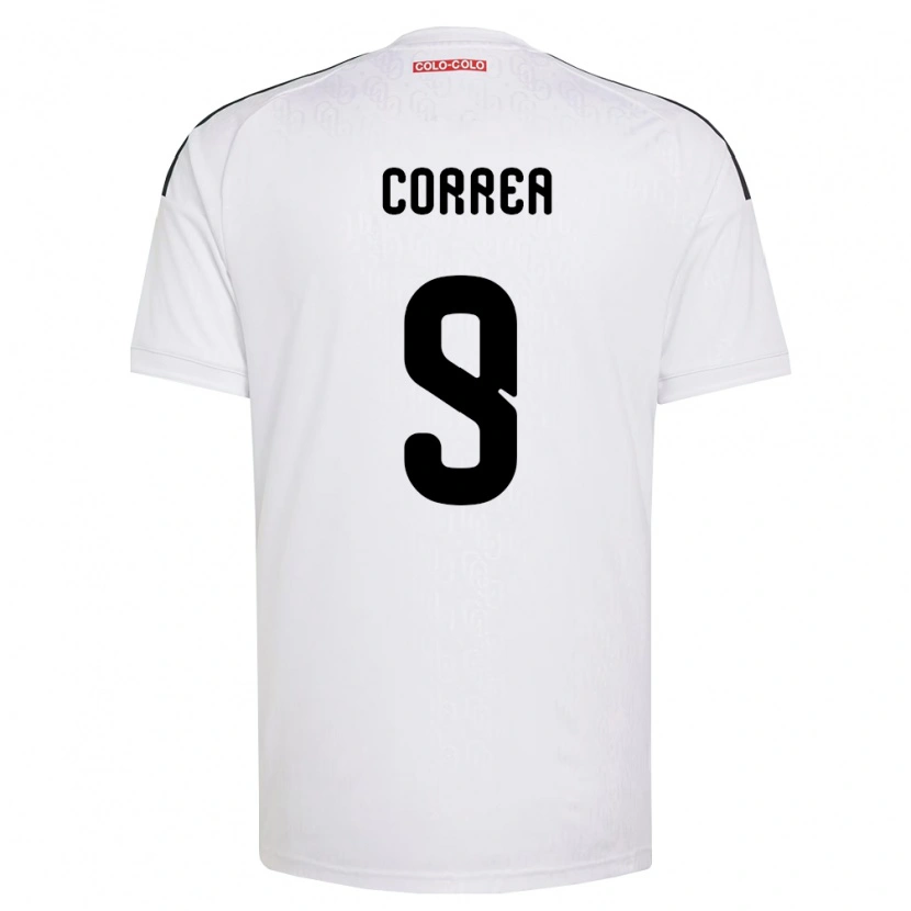 Danxen Kinderen Javier Correa #9 Wit Zwart Thuisshirt Thuistenue 2026/27 T-Shirt België