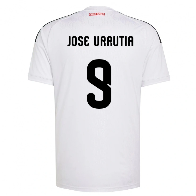 Danxen Kinderen María José Urrutia #9 Wit Zwart Thuisshirt Thuistenue 2026/27 T-Shirt België