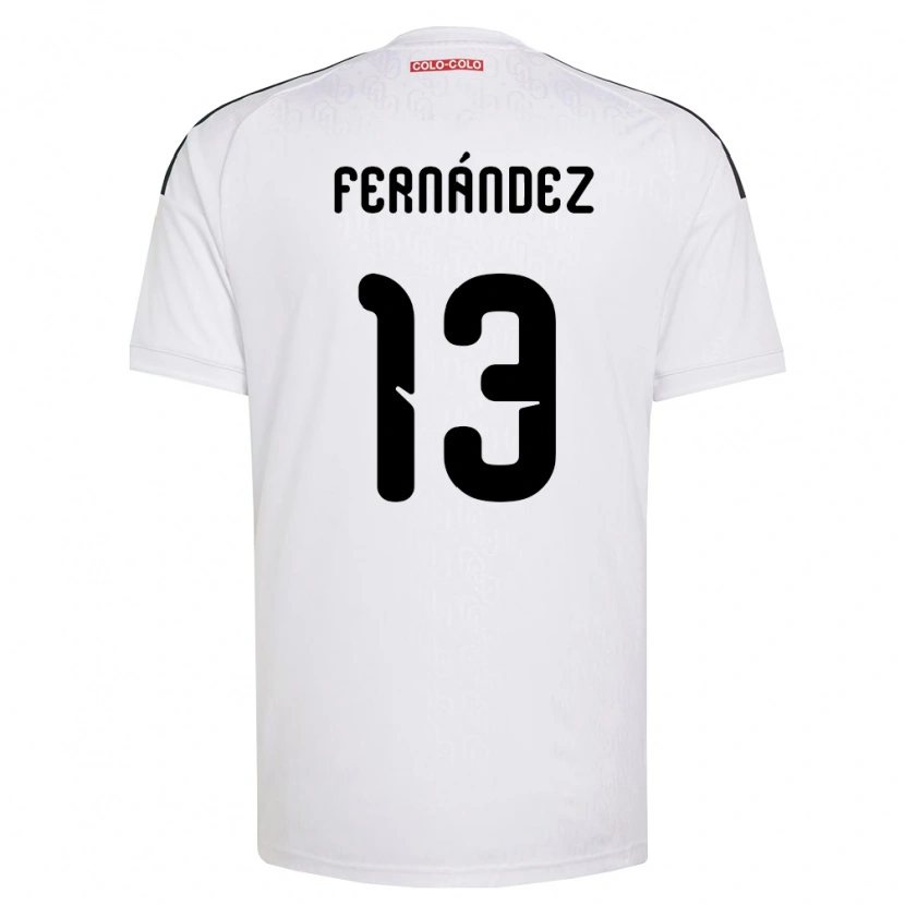 Danxen Kinderen Matías Fernández #13 Wit Zwart Thuisshirt Thuistenue 2026/27 T-Shirt België