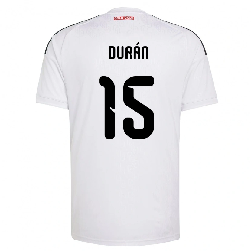 Danxen Kinderen José Durán #15 Wit Zwart Thuisshirt Thuistenue 2026/27 T-Shirt België