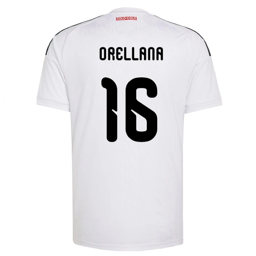 Danxen Kinderen Matías Orellana #16 Wit Zwart Thuisshirt Thuistenue 2026/27 T-Shirt België
