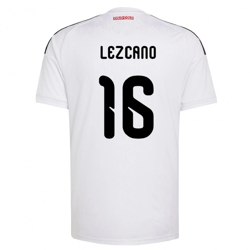 Danxen Kinderen Darío Lezcano #16 Wit Zwart Thuisshirt Thuistenue 2026/27 T-Shirt België