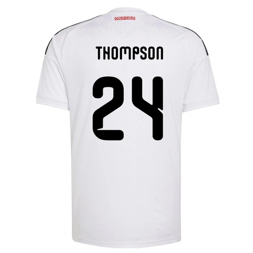 Danxen Kinderen Jordhy Thompson #24 Wit Zwart Thuisshirt Thuistenue 2026/27 T-Shirt België