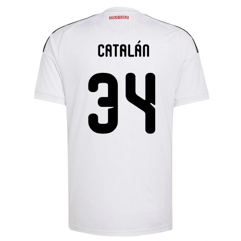 Danxen Kinderen Rodrigo Catalán #34 Wit Zwart Thuisshirt Thuistenue 2026/27 T-Shirt België