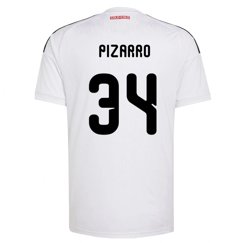 Danxen Kinderen Vicente Pizarro #34 Wit Zwart Thuisshirt Thuistenue 2026/27 T-Shirt België