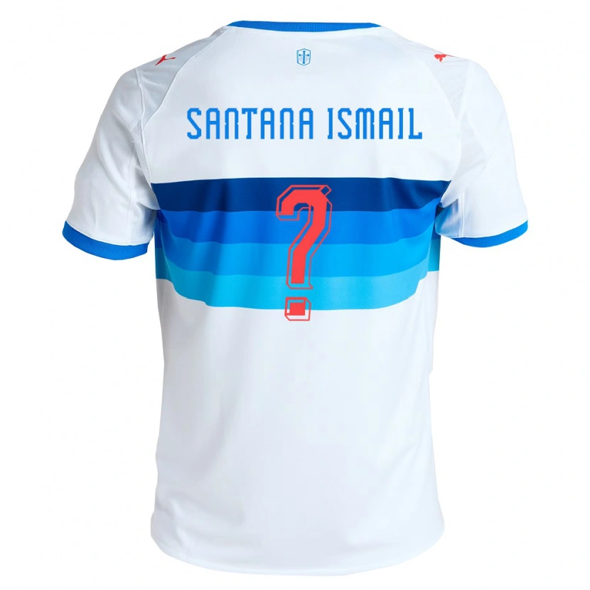 Danxen Kinderen Benjamin Santana Ismail #0 Wit Hemelsblauw Thuisshirt Thuistenue 2026/27 T-Shirt België