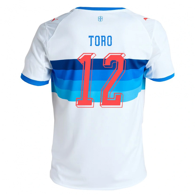 Danxen Kinderen Ian Toro #12 Wit Hemelsblauw Thuisshirt Thuistenue 2026/27 T-Shirt België