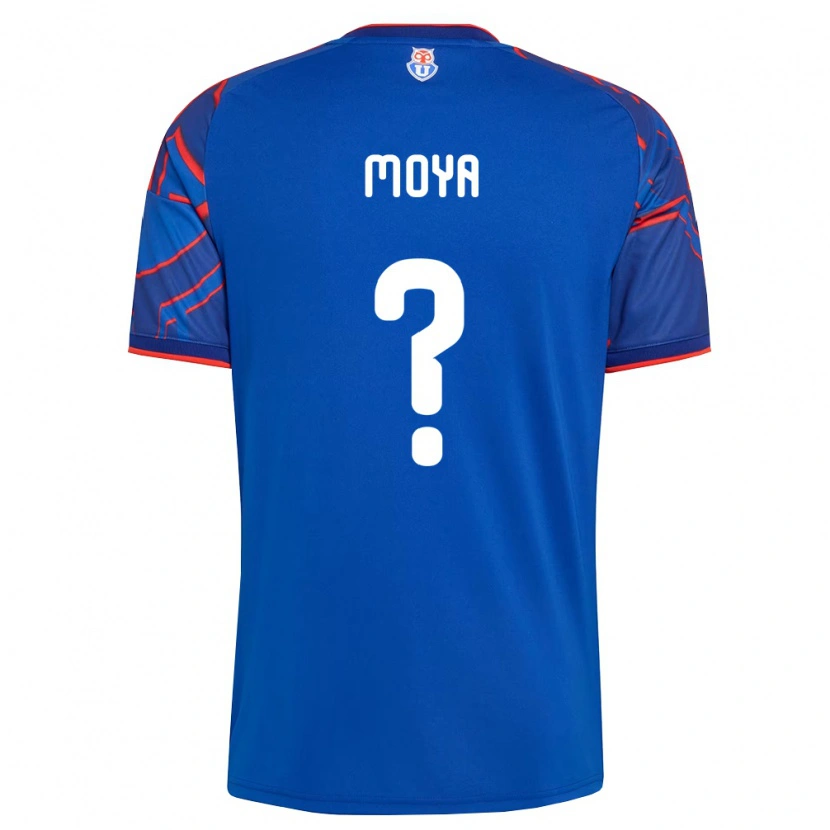 Danxen Kinderen Flavio Moya #0 Koninklijk Blauw Rood Thuisshirt Thuistenue 2026/27 T-Shirt België
