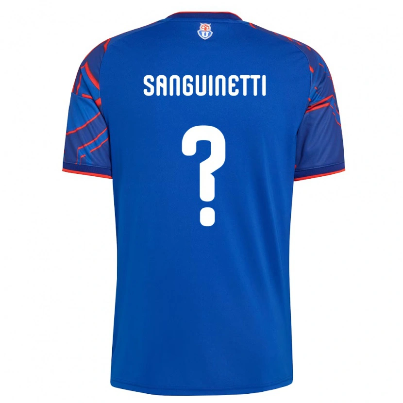 Danxen Kinderen Fernando Osorio Sanguinetti #0 Koninklijk Blauw Rood Thuisshirt Thuistenue 2026/27 T-Shirt België