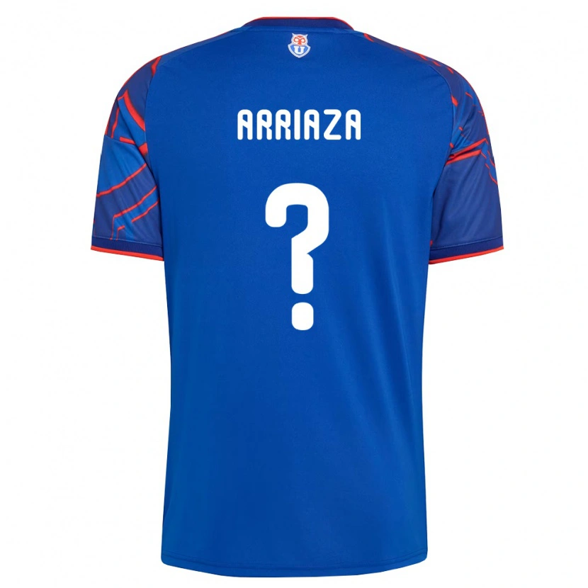 Danxen Kinderen Cristóbal Arriaza #0 Koninklijk Blauw Rood Thuisshirt Thuistenue 2026/27 T-Shirt België