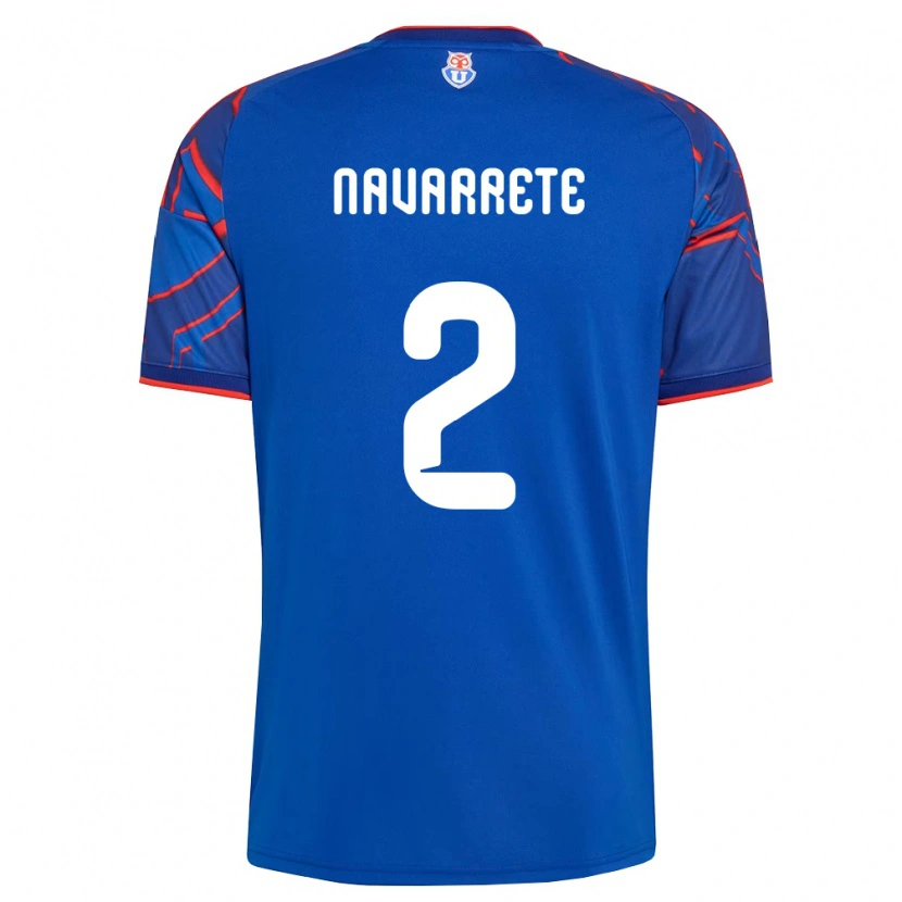 Danxen Kinderen Daniel Navarrete #2 Koninklijk Blauw Rood Thuisshirt Thuistenue 2026/27 T-Shirt België