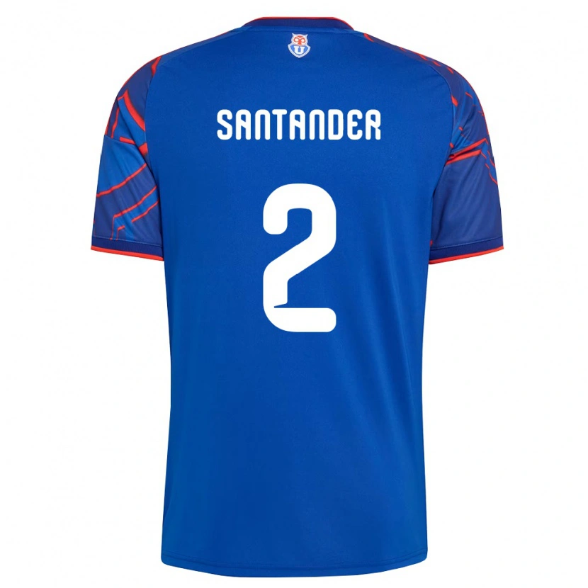 Danxen Kinderen Constanza Santander #2 Koninklijk Blauw Rood Thuisshirt Thuistenue 2026/27 T-Shirt België