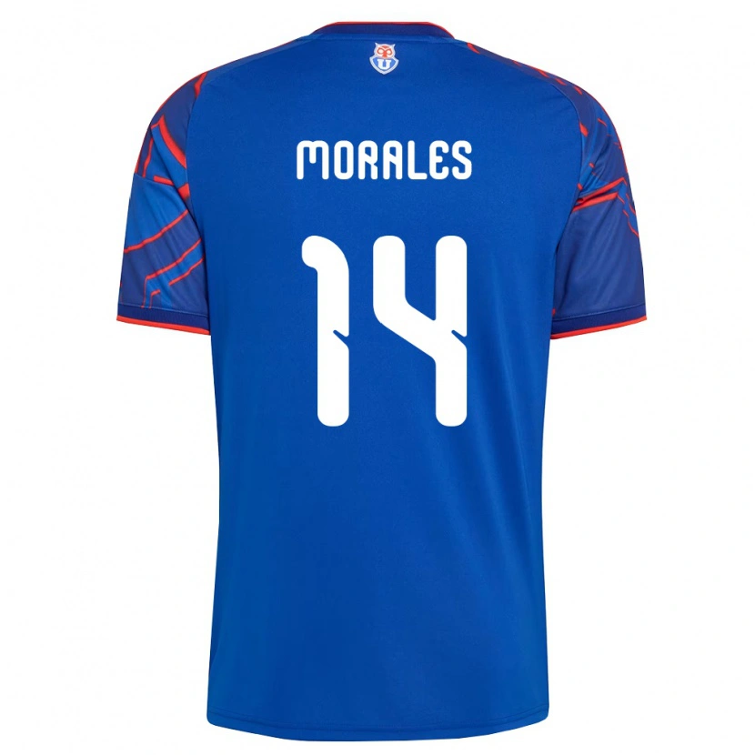 Danxen Kinderen Marcelo Morales #14 Koninklijk Blauw Rood Thuisshirt Thuistenue 2026/27 T-Shirt België