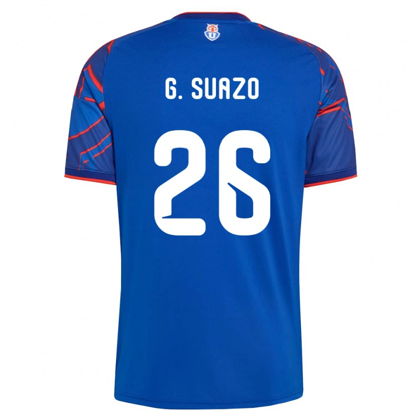 Danxen Kinderen Grettel Suazo #26 Koninklijk Blauw Rood Thuisshirt Thuistenue 2026/27 T-Shirt België